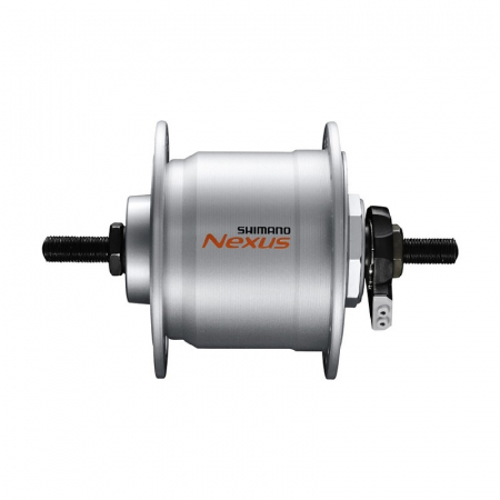 Piese biciclete - Butuc fata cu dinam SHIMANO NEXUS DH-C3000-3N-NT 36H argintiu