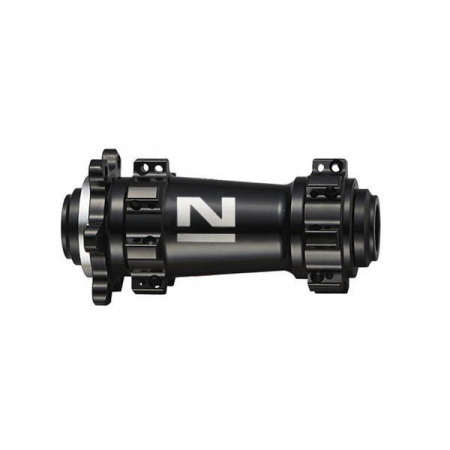 Piese biciclete - Butuc Fata Disc Novatec XD641SB-15 - 32H, Ax 15 x 100 mm, Negru