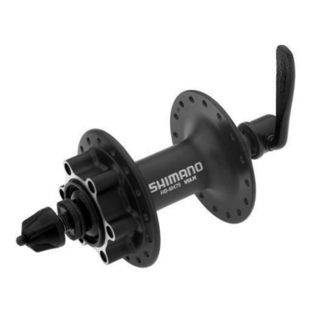 Ciclism - Butuc Fata Disc Shimano Deore Hb-M475-L, 32 Gauri, Ax-Qr5-L136 Mm, Old100, Disc Is6, Negru