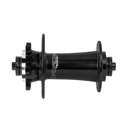 Piese biciclete - Butuc fata Force Team 2 in 1, 32 gauri, disc 6 gauri, negru