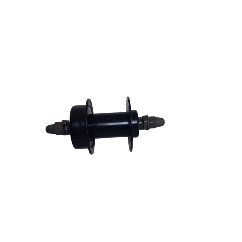 Ciclism - Butuc fata, otel, disc, 14G, 36H, 100 × 145 mm, ax filet 3/8 inch, negru