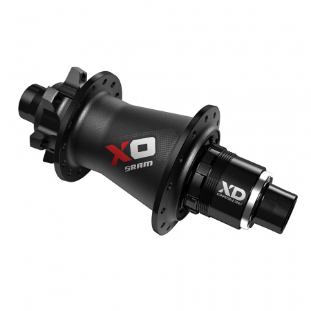 Ciclism - Butuc Spate Disc Sram X0 Mtb negru/rosu