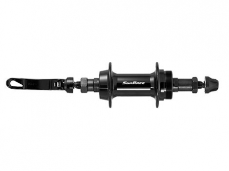 Piese biciclete - Butuc Spate Filetat SUNRACE HBM45-7 36H (QR) Negru
