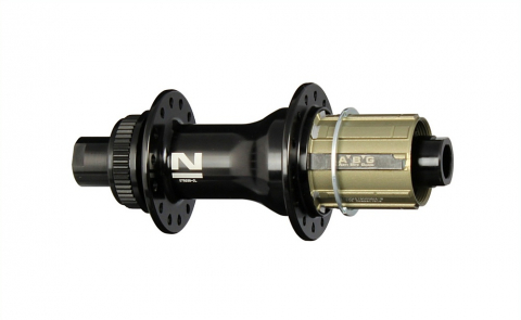 Piese biciclete - Butuc Spate NOVATEC D792SB-X12 CL -A4A-ABG-11S, Negru, 28H CenterLock