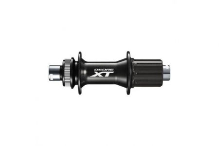 Piese biciclete - Butuc spate Shimano Deore XT, FH-M8010-B - 32H, Negru