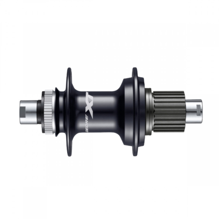 Piese biciclete - Butuc Spate Shimano Deore XT FH-M8110 - 12 Viteze, 32H, Negru