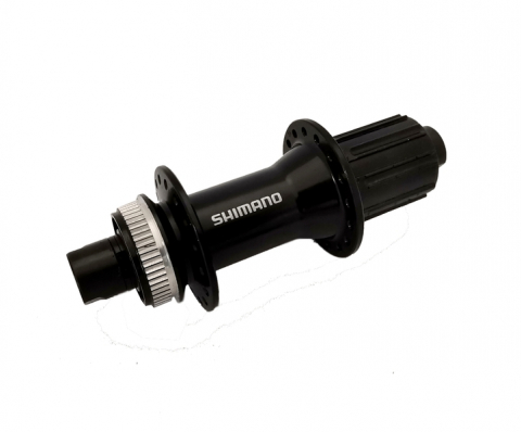 Piese biciclete - Butuc Spate SHIMANO FH-MT400, Centerlock, 32H, 12x142 mm
