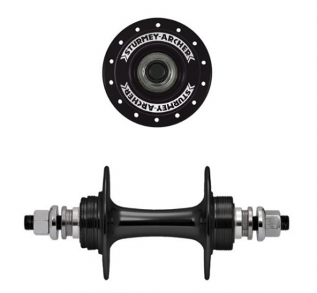 Ciclism - Butuc Spate Single Speed/Fixed STURMEY- ARCHER HBT30 36H Negru
