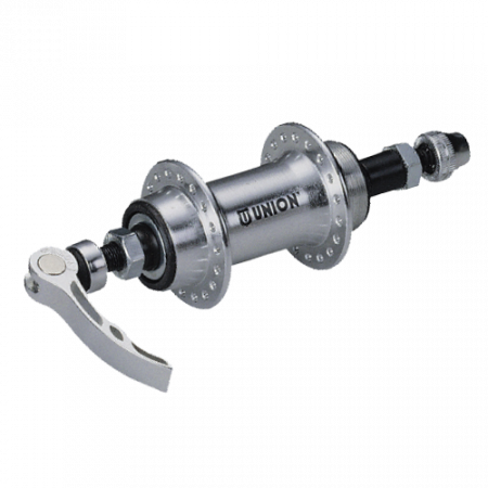 Ciclism - Butuc spate Union 562-7QR aluminiu argintiu ax 10mm 36h 130/140-175 mm 7 viteze cu QR
