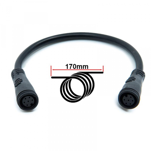 Cablu conectare waterproof mama-tata, cu 6 pini [2]