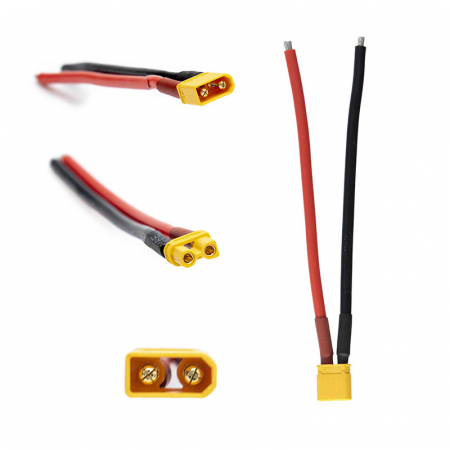 Piese trotinete electrice - Cablu pentru baterie trotineta electrica cu conector XT-60 M/F