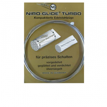 Piese biciclete - Cablu Schimbator Niro Glide Turbo Germany  2200 mm  Ã˜ 1,1 mm