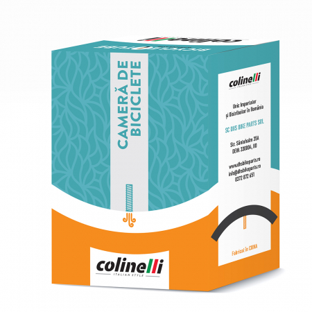 Camera Bicicleta Colinelli Av (90 grade) - 10 x 2 Inch, Negru [1]