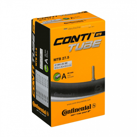 Ciclism - Camera bicicleta Continental MTB 27.5 valva Auto A40 47/60-584 27.5-1.75/2.4