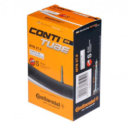 Ciclism - Camera bicicleta Continental MTB Light 27.5 cu valva Presta S42 47/60-584 27.5-1.75/2.4