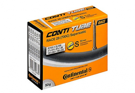 Ciclism - Camera bicicleta Continental Race 28 Supersonic cu valva Presta S60