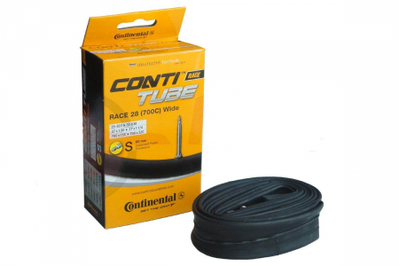 Piese biciclete - Camera bicicleta Continental Race 28 Wide(Training) S60 cu valta Presta, 700 x 25C/700 x 32C
