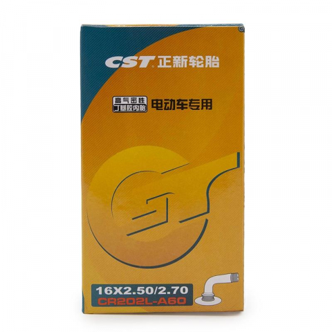 Camera bicicleta electrica CST 16 x 2.5 - 2.75, Valva Auto curbata [4]