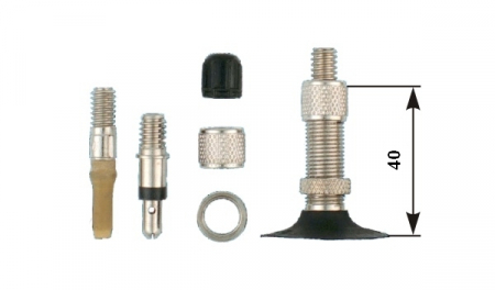 Camera Bicicleta Rubena 27,5 X 1,50-2,10 ( 37/54-584/597) Dv40 [1]