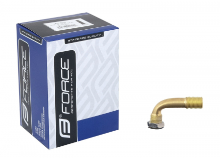 Ciclism - Camera bicicleta Force 10 x 2 WH767A, AV 25mm 90 grade