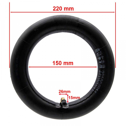 Camera trotineta electrica cu ventil curbat 8.5 X 2 (8 1/2 X 2) (50-134) - VC 90x90° [1]