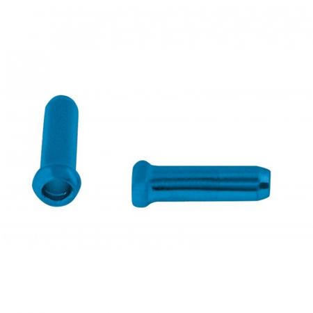 Ciclism - Capse cablu Force Aluminiu albastru anodizat