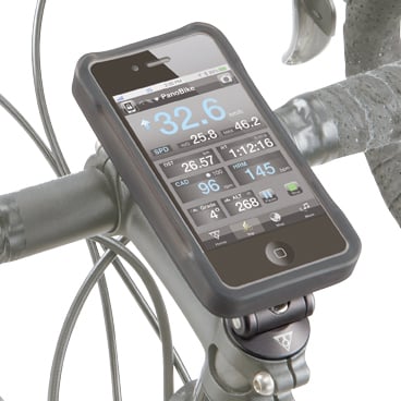 Carcasa Husa Topeak Ridecase Iphone 4, Carbon-Nylon, reglabila, neagra [10]