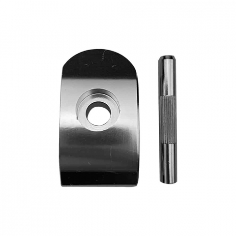 Piese trotinete electrice - Carlig sistem pliere trotineta electrica Xiaomi Mijia M365/ PRO/ 1s/ Pro 2 - silver
