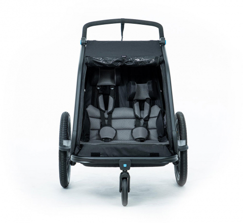 CARUCIOR TRANSPORT COPII CUBE DOUBLE CMPT NEGRU [4]