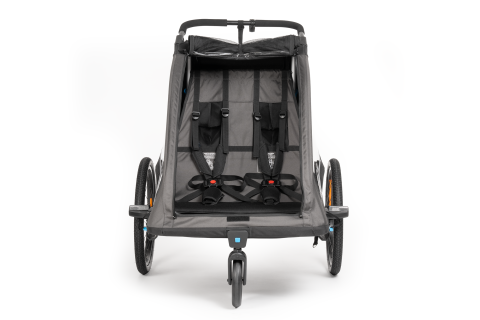 CARUCIOR TRANSPORT COPII CUBE TRAILER DOUBLE PURE Negru [4]