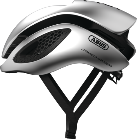 Echipament ciclism - Casca bicicleta ABUS GAMECHANGER Gleam Silver