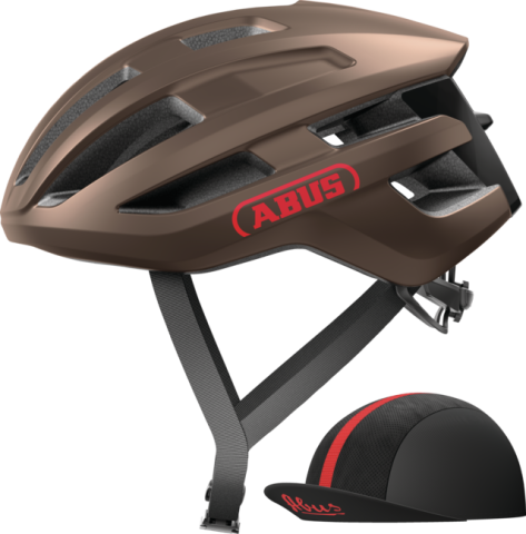 Echipament ciclism - Casca bicicleta ABUS POWERDOME ACE Metallic Copper