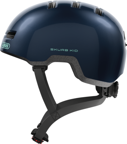 Casca bicicleta - CASCA BICICLETA ABUS SKURB KID MIDNIGHT BLUE M (50-55 CM)