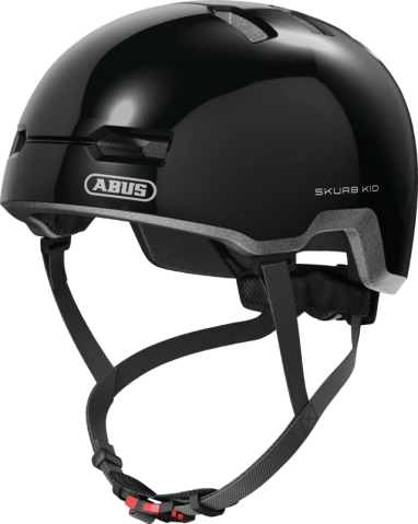 CASCA BICICLETA ABUS SKURB KID SHINY BLACK M (50-55 CM) [1]
