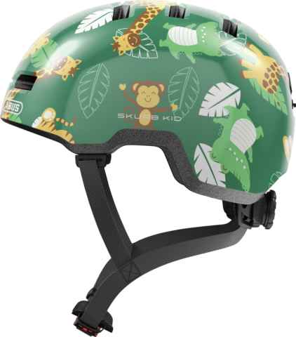 Casca bicicleta - CASCA BICICLETA ABUS SKURB KID GREEN JUNGLE S (45-50 CM)