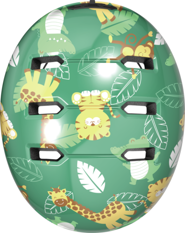 CASCA BICICLETA ABUS SKURB KID GREEN JUNGLE S (45-50 CM) [4]