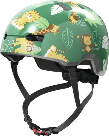 CASCA BICICLETA ABUS SKURB KID GREEN JUNGLE S (45-50 CM) [1]