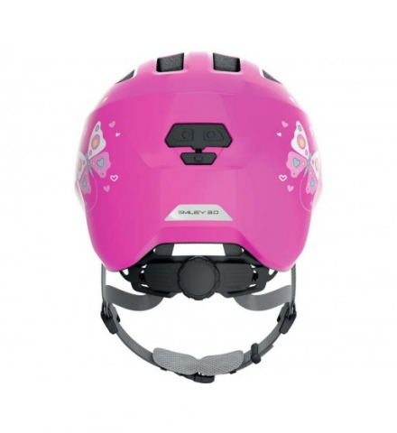 Casca bicicleta copii ABUS Smiley 3.0 PINK BUTTERFLY S, (45-50 cm) [2]