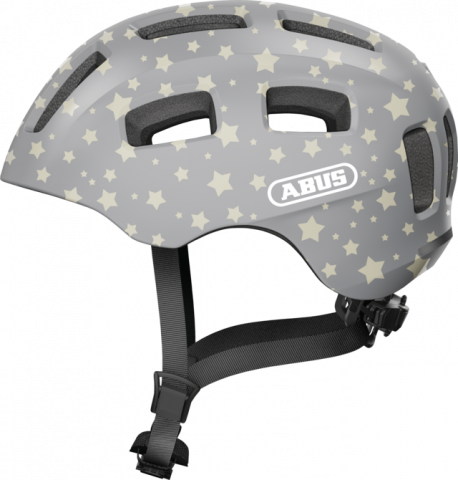 Ciclism - CASCA BICICLETA COPII ABUS YOUN-I 2.0 GREY STAR M (52-57 CM)