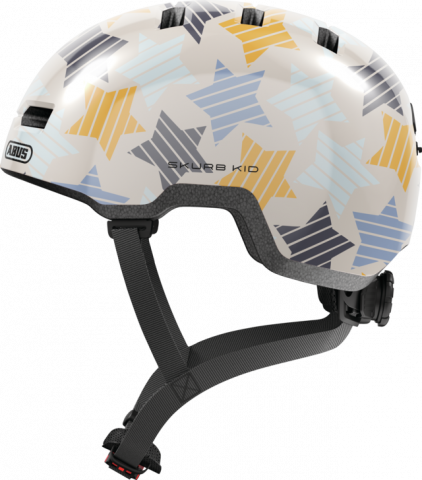 Ciclism - CASCA BICICLETA ABUS SKURB KID GREY STARS S (45-50 CM)