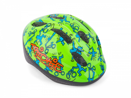 Accesorii biciclete - Casca Ciclism AUTHOR Trickie  49-56 cm Verde/Albastru