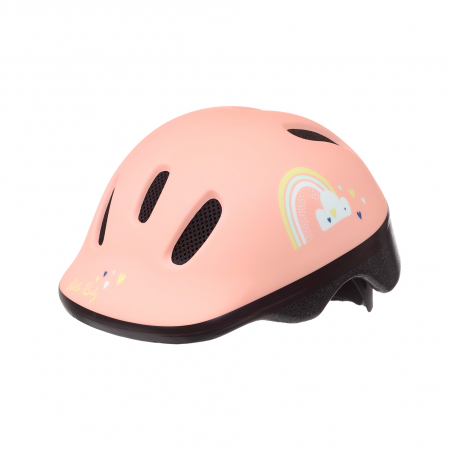 Ciclism - Casca Ciclism Copii Polisport Happy Rainbow - 44-48 cm, XXS, Roz