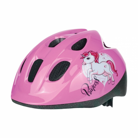 Ciclism - Casca Ciclism Copii Polisport Unicorn - 52-56cm, S, Roz