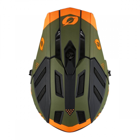 Casca Ciclism Integrala O'Neal Backflip Strike V.23 - 57-58, M, Negru-Portocaliu-Verde [5]