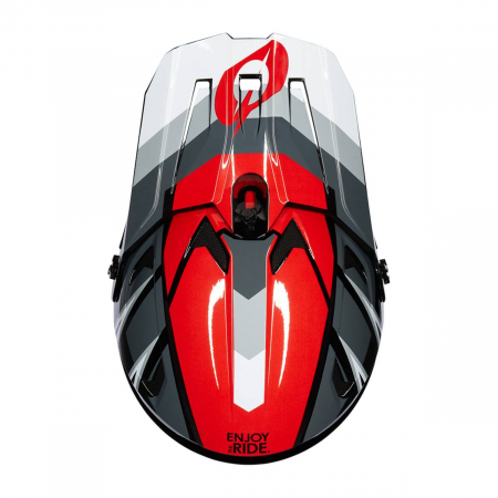 Casca Ciclism Integrala O'Neal Sonus Split V.23 - 55-56 Cm, S, Gri-Rosu [5]