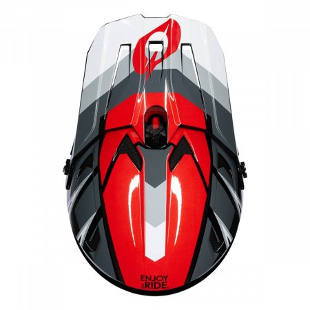 Casca Ciclism Integrala O'Neal Sonus Split V.23 - 59-60 Cm, L, Gri-Rosu [5]