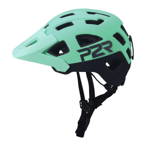 Casca Ciclism P2R FORTEX S/M (55-58 cm), Turcoaz-Gri [1]