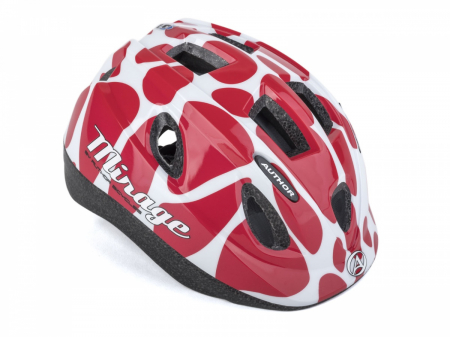 Ciclism - Casca Copii AUTHOR Mirage Inmold 52-56 cm Rosu/Alb