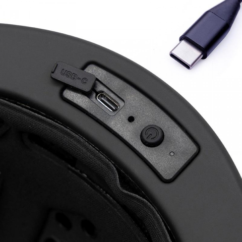 Casca cu lumini si semnalizare CP08 URBAN - NEGRU L [4]