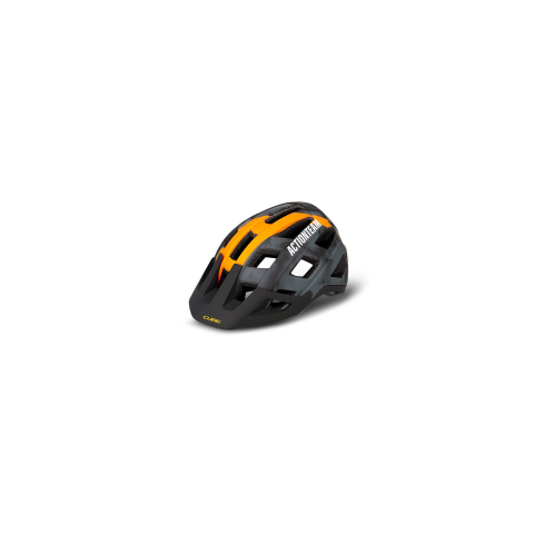 Ciclism - CASCA CUBE HELMET BADGER X ACTIONTEAM GREY ORANGE S (52-56cm)